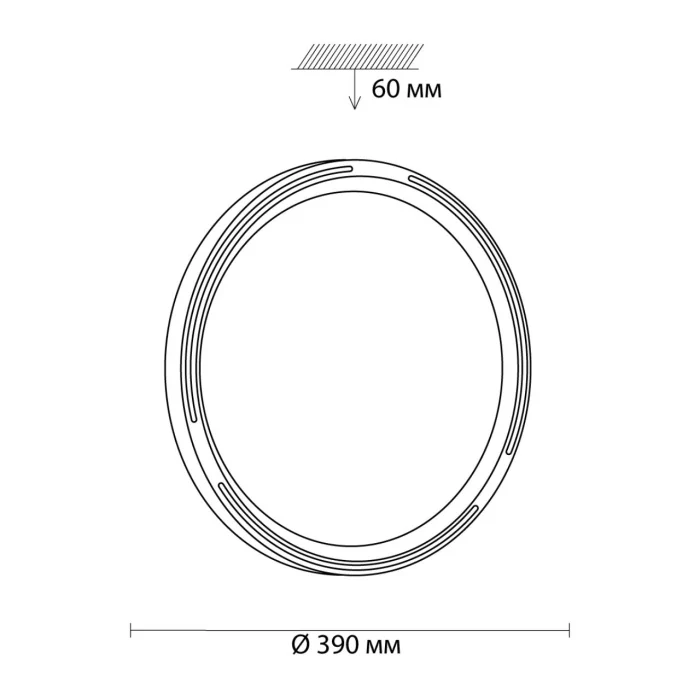 Настенно-потолочный светильник SONEX SLOT 3028/DL