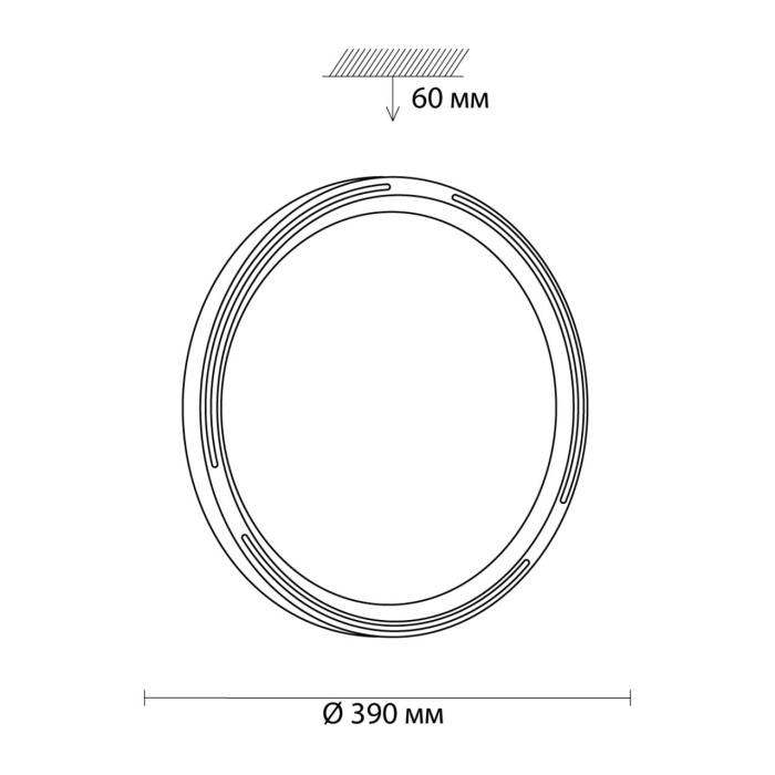 Настенно-потолочный светильник SONEX SLOT 3028/DL