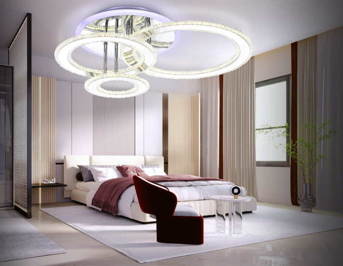 Управляемый потолочный светодиодный светильник Ambrella light FA8851