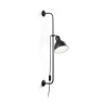 Светильник настенный Ideal Lux Shower AP1 Nero 179643