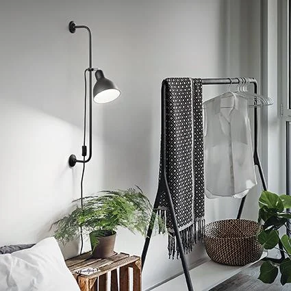 Светильник настенный Ideal Lux Shower AP1 Nero 179643