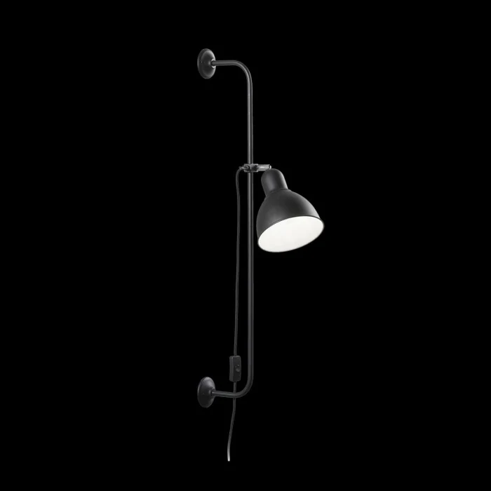 Светильник настенный Ideal Lux Shower AP1 Nero 179643