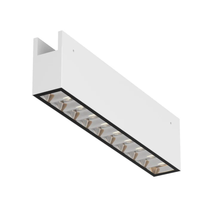 Трековый однофазный уличный светодиодный светильник Elasity IP black O-TR01-3-S-20WW3K