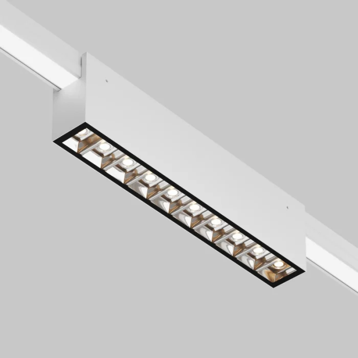 Трековый однофазный уличный светодиодный светильник Elasity IP black O-TR01-3-S-20WW3K