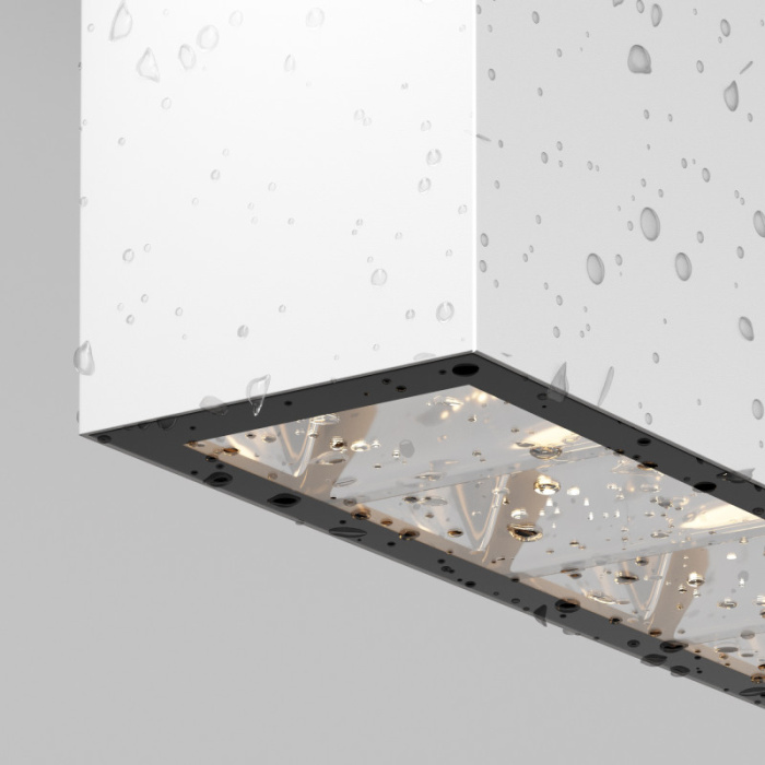 Трековый однофазный уличный светодиодный светильник Elasity IP black O-TR01-3-S-20WW3K