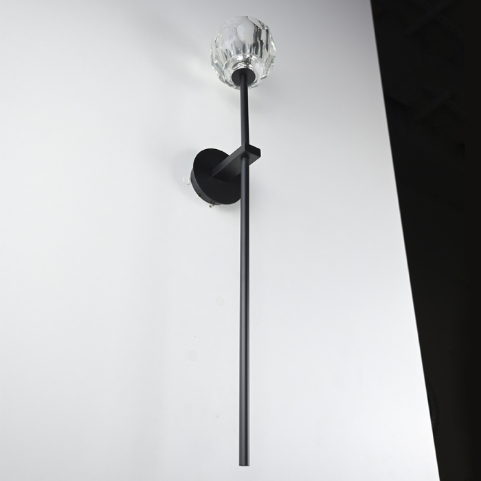 Бра RH Boule de Cristal Long Sconce Brass ImperiumLoft