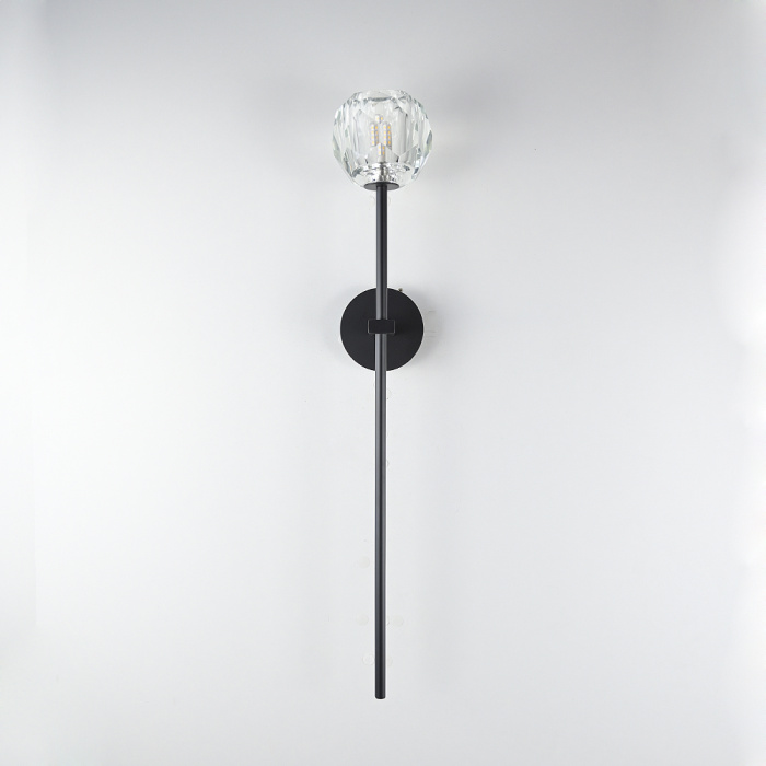 Бра RH Boule de Cristal Long Sconce Brass ImperiumLoft