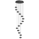 Люстры каскадные