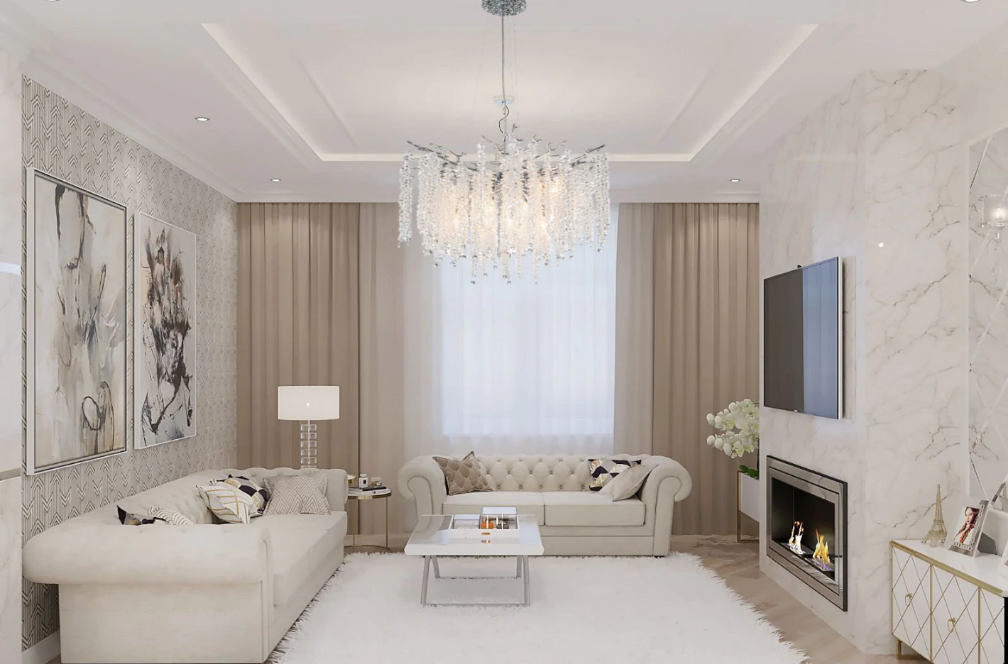 Люстра EIVA — когда свет становится скульптурой!